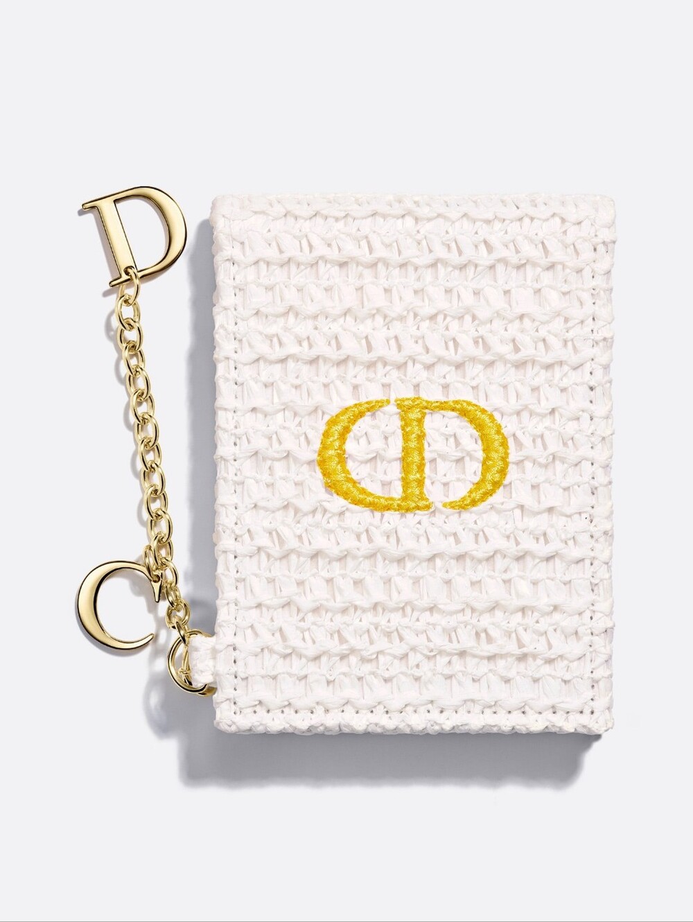 Dior Summer Mirror-Raffia Embroidered